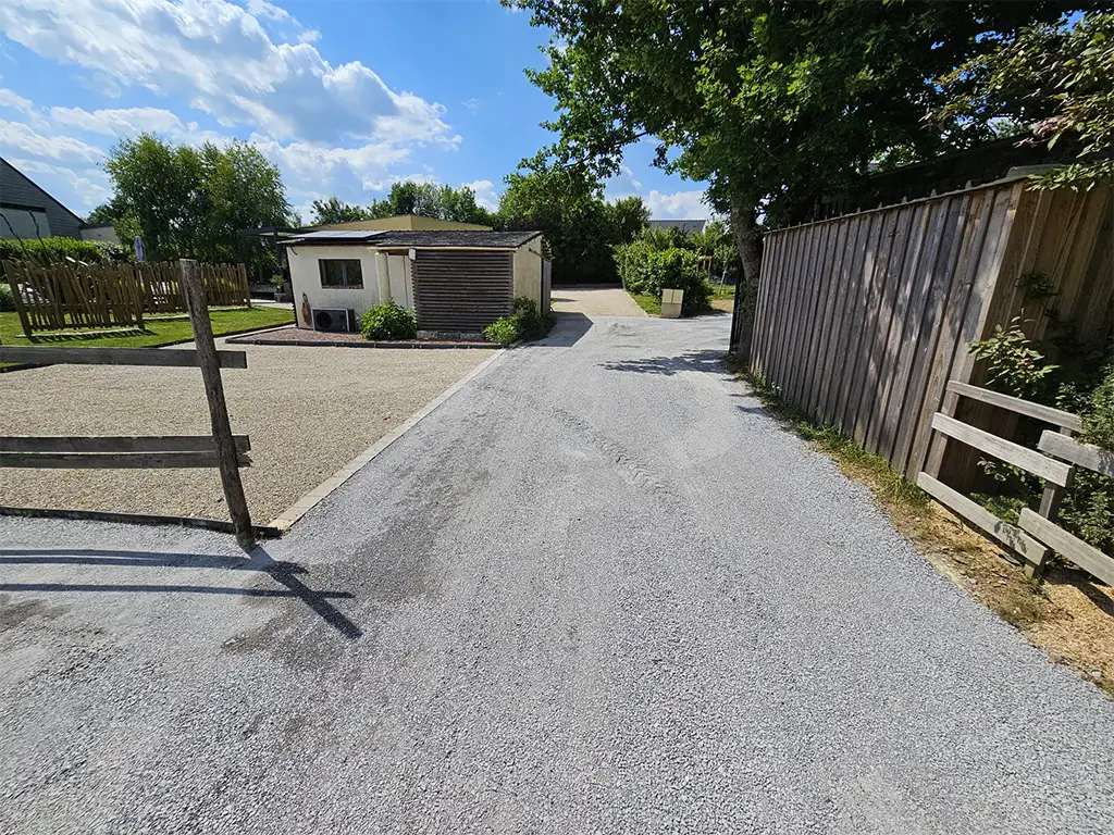 Réfection chemin FENEU 49 - travaux finis autre vue